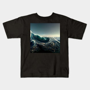 Waves upon waves Kids T-Shirt